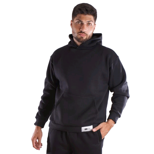 High Quality Fleece Hoodie (Black)