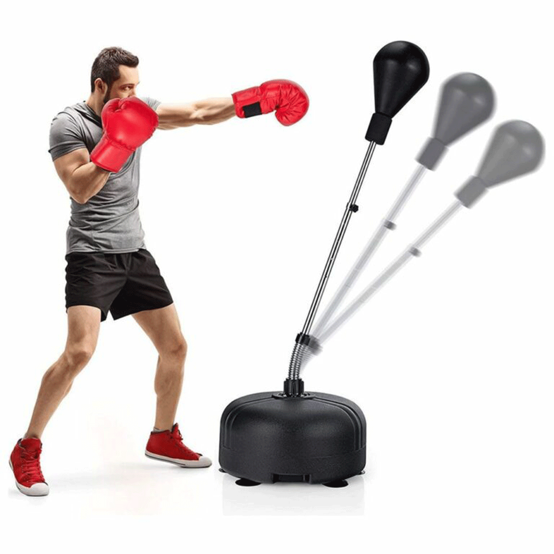 High Speed Punching Bag + Gloves