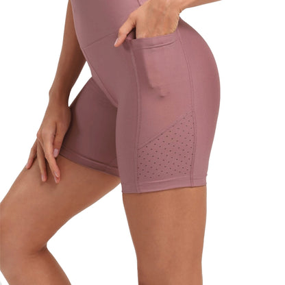 Bike Shorts Laser-Cut Pocket (L.Rose)