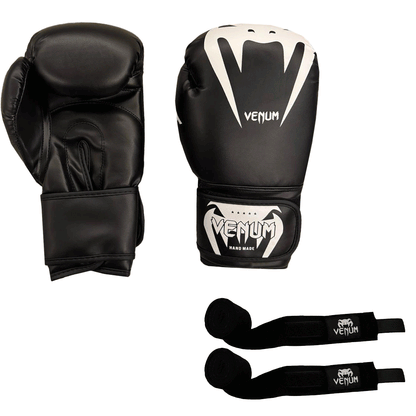 1 Pair Boxing Gloves + 1 Pair of Hand Wraps Offer