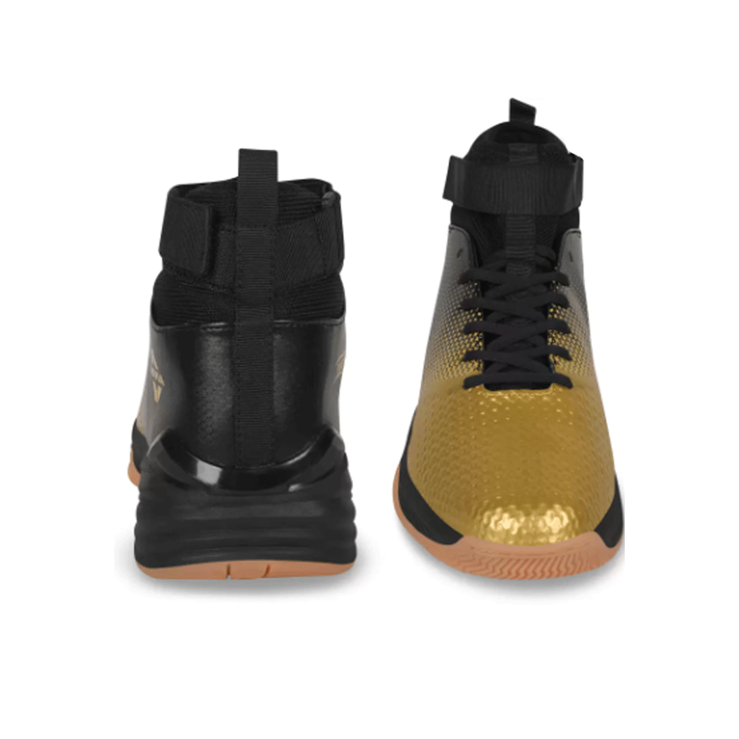 Nivia Original Basketball Shoes (Gold/Black)