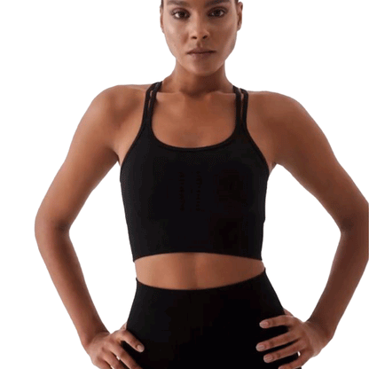 Seamless Sports Bra (Black)