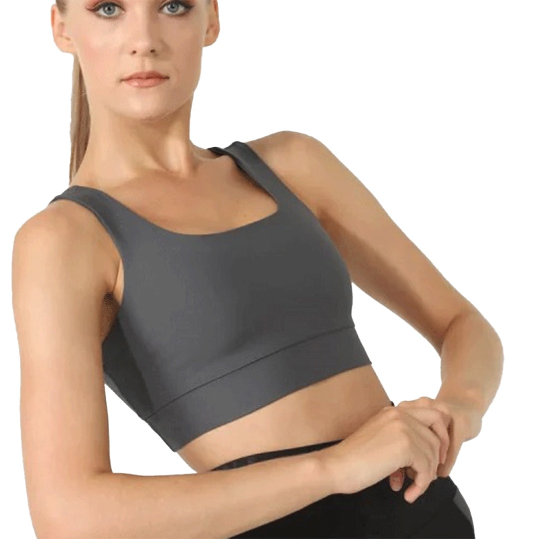 Sports Bra Square Neck (Stone)